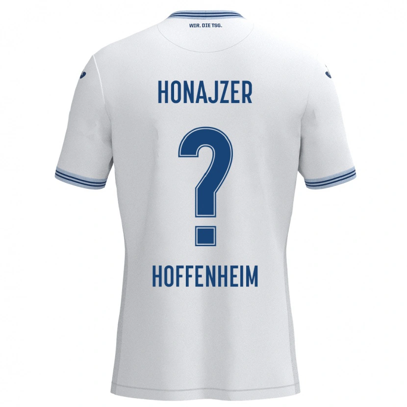 Danxen Kinder Alex Honajzer #0 Weiß Blau Auswärtstrikot Trikot 2024/25 T-Shirt