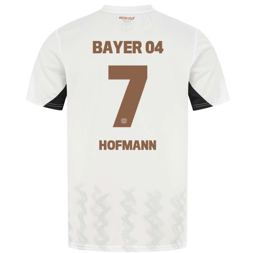 Danxen Kinder Jonas Hofmann #7 Weiß Schwarz Auswärtstrikot Trikot 2024/25 T-Shirt