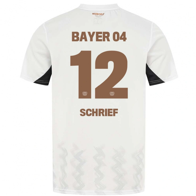 Danxen Kinder Moritz Schrief #12 Weiß Schwarz Auswärtstrikot Trikot 2024/25 T-Shirt