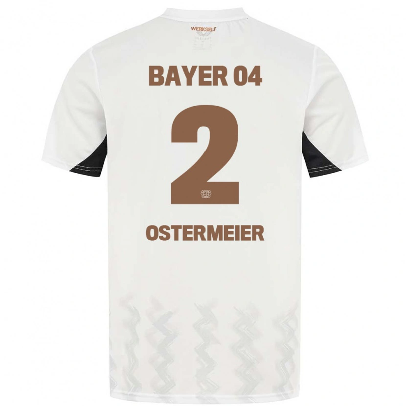 Danxen Kinder Selina Ostermeier #2 Weiß Schwarz Auswärtstrikot Trikot 2024/25 T-Shirt