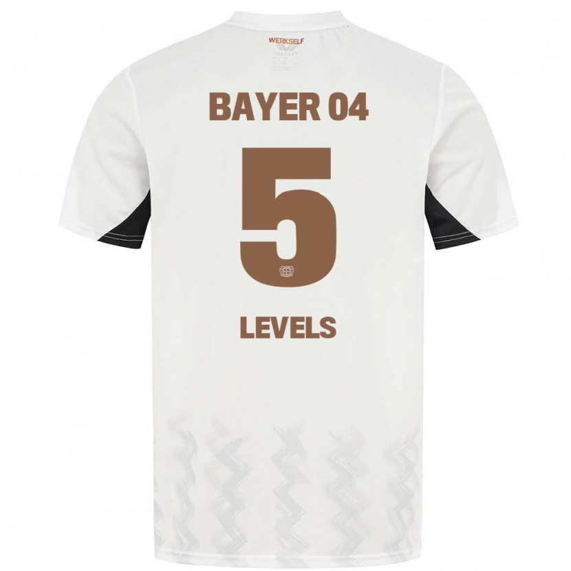 Danxen Kinder Janou Levels #5 Weiß Schwarz Auswärtstrikot Trikot 2024/25 T-Shirt