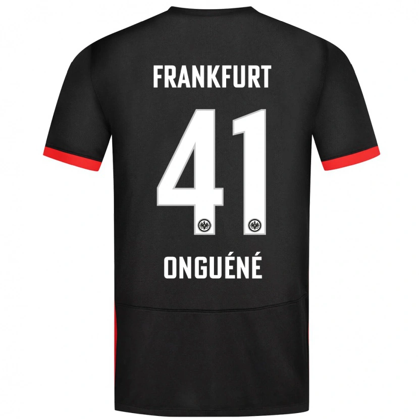 Danxen Kinder Jérôme Onguéné #41 Schwarz Auswärtstrikot Trikot 2024/25 T-Shirt