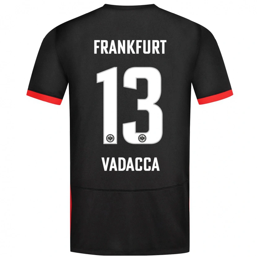 Danxen Kinder Gianni Vadacca #13 Schwarz Auswärtstrikot Trikot 2024/25 T-Shirt