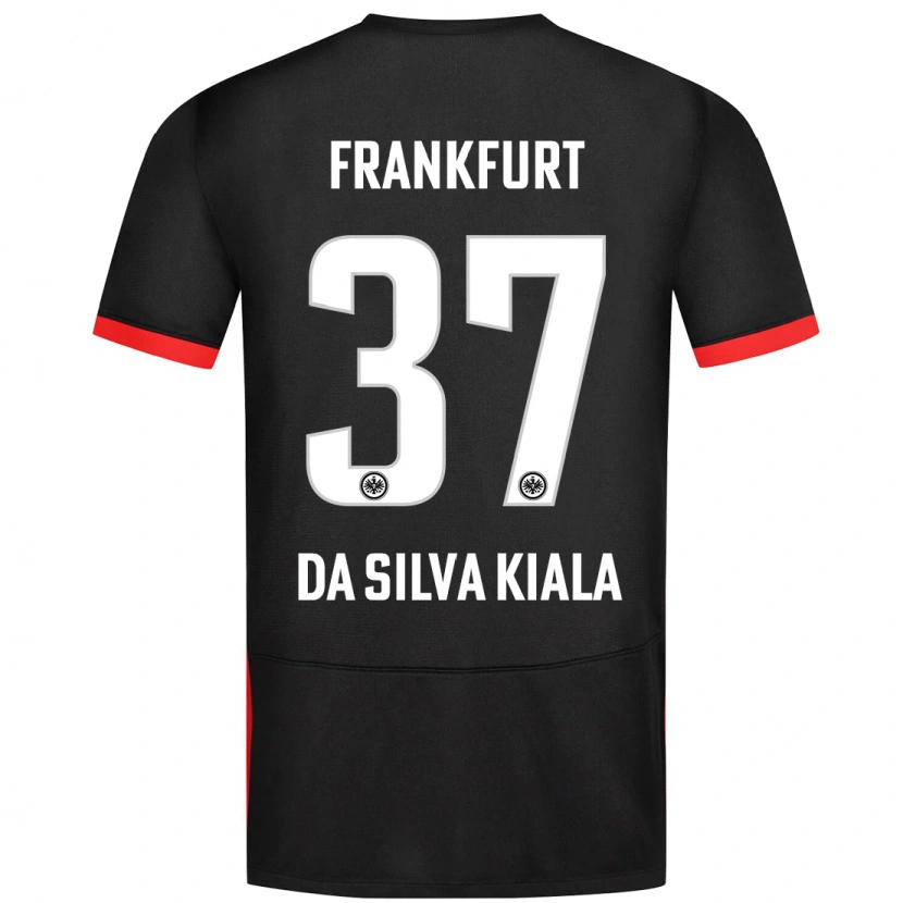 Danxen Kinder Joel Da Silva Kiala #37 Schwarz Auswärtstrikot Trikot 2024/25 T-Shirt