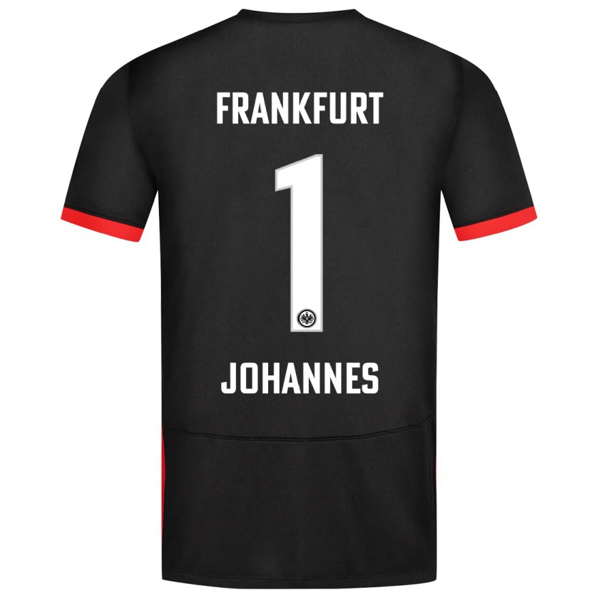 Danxen Kinder Stina Johannes #1 Schwarz Auswärtstrikot Trikot 2024/25 T-Shirt