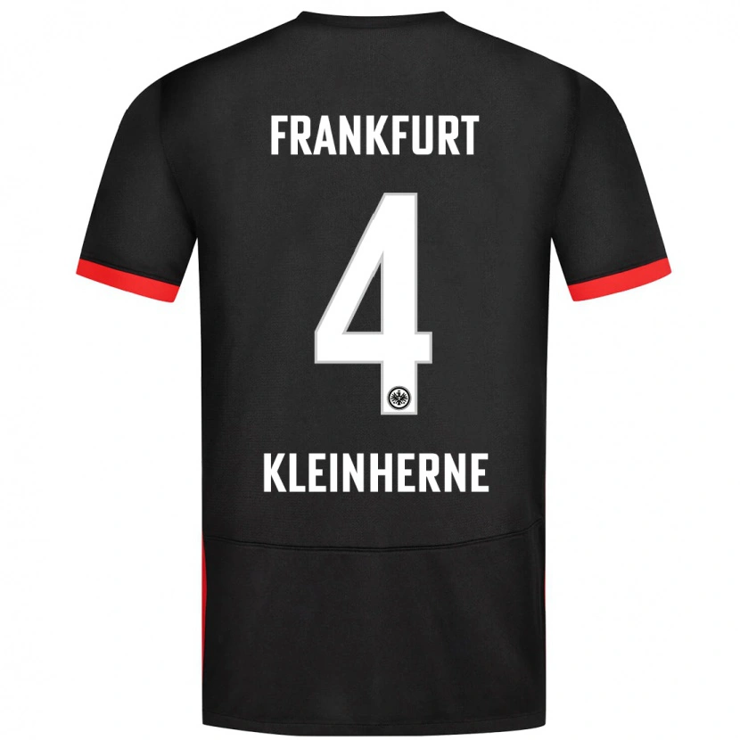 Danxen Kinder Sophia Kleinherne #4 Schwarz Auswärtstrikot Trikot 2024/25 T-Shirt