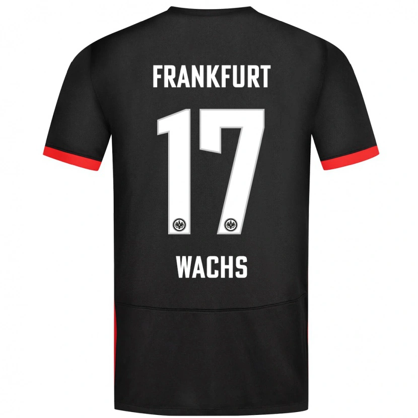 Danxen Kinder Marc Wachs #17 Schwarz Auswärtstrikot Trikot 2024/25 T-Shirt