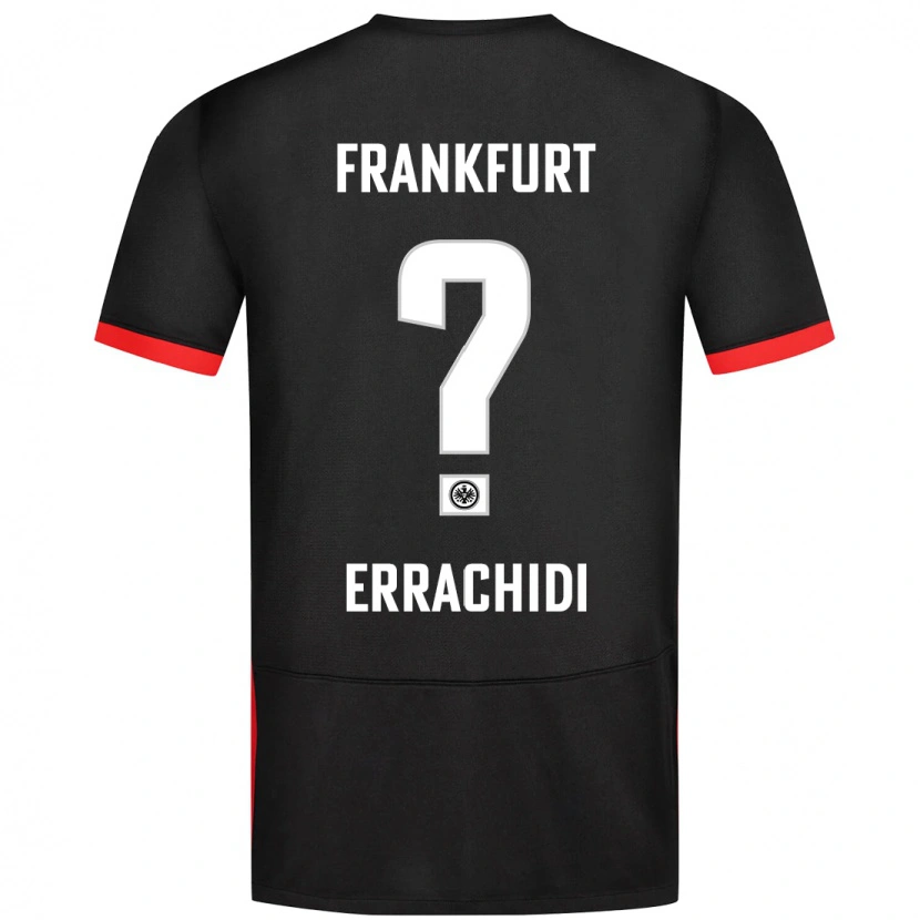 Danxen Kinder Youness Errachidi #0 Schwarz Auswärtstrikot Trikot 2024/25 T-Shirt