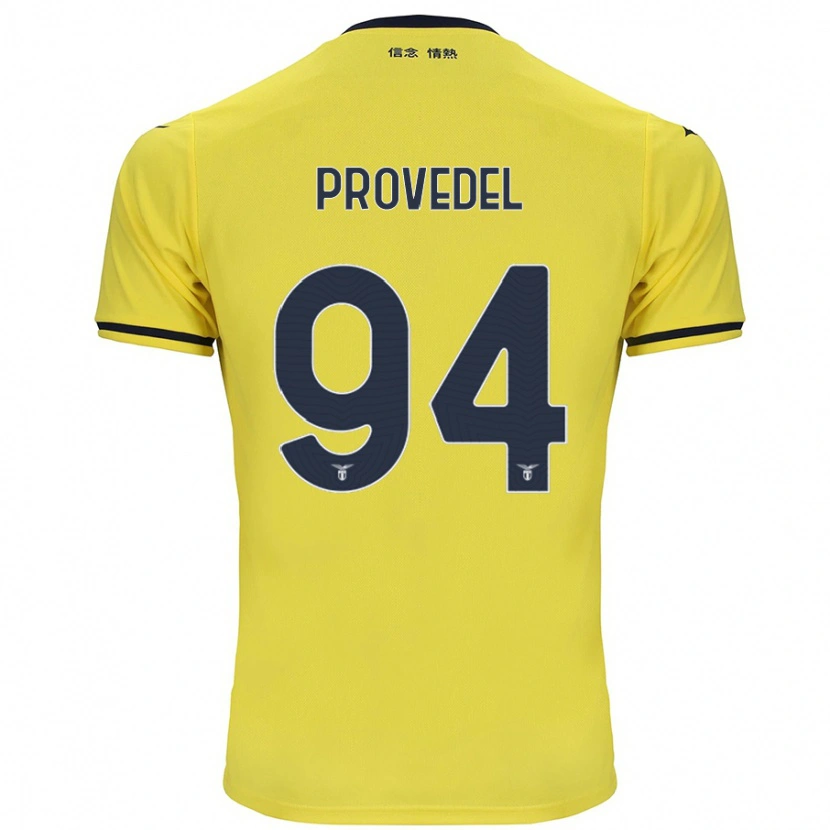 Danxen Kinder Ivan Provedel #94 Gelb Auswärtstrikot Trikot 2024/25 T-Shirt