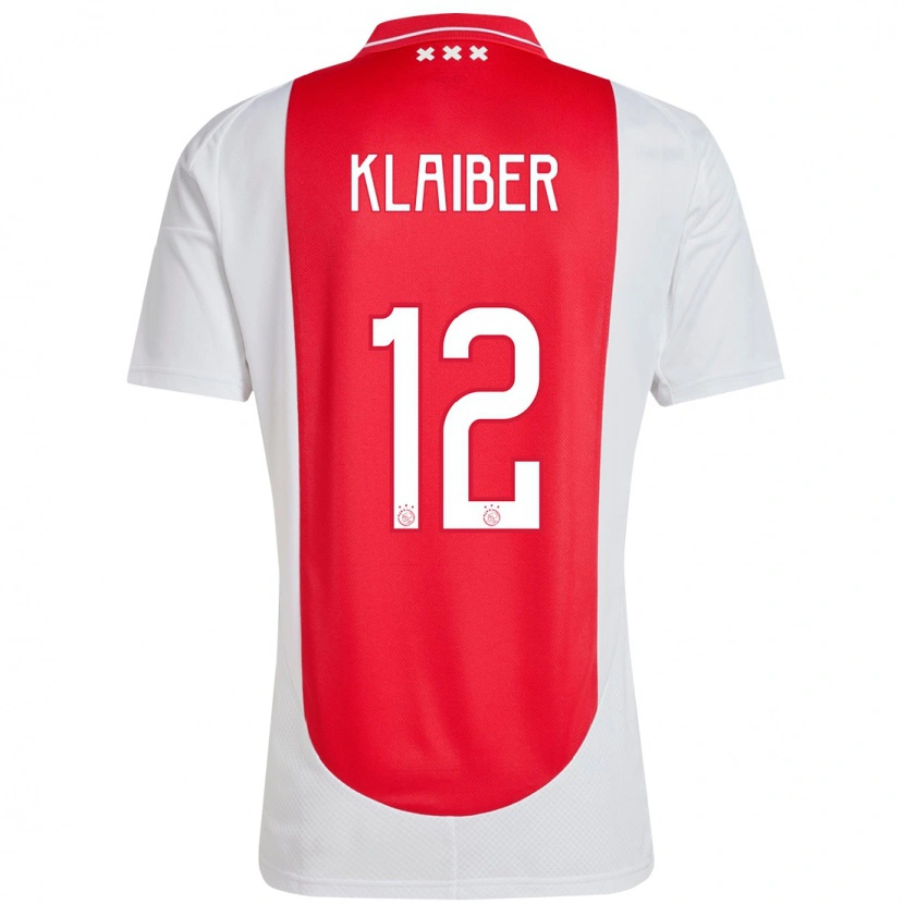 Danxen Herren Sean Klaiber #12 Rot Weiß Heimtrikot Trikot 2024/25 T-Shirt