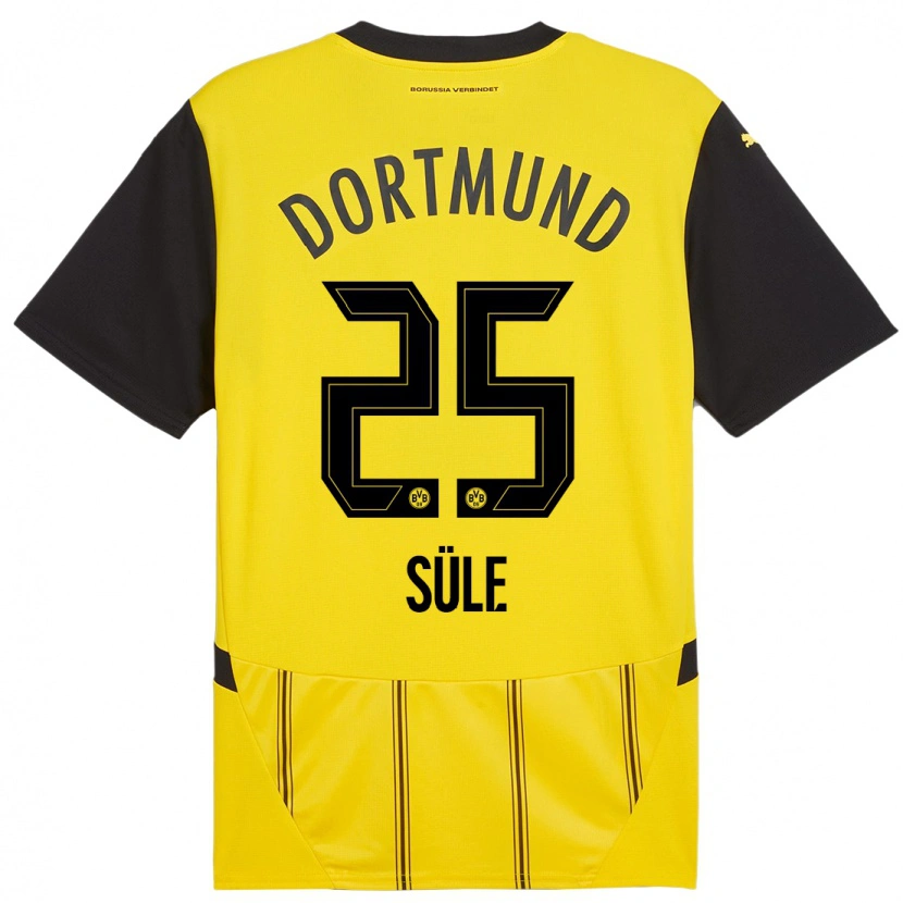 Danxen Herren Niklas Süle #25 Gelb Schwarz Heimtrikot Trikot 2024/25 T-Shirt