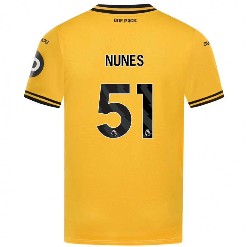 Danxen Herren Grazi Nunes #51 Gelb Heimtrikot Trikot 2024/25 T-Shirt