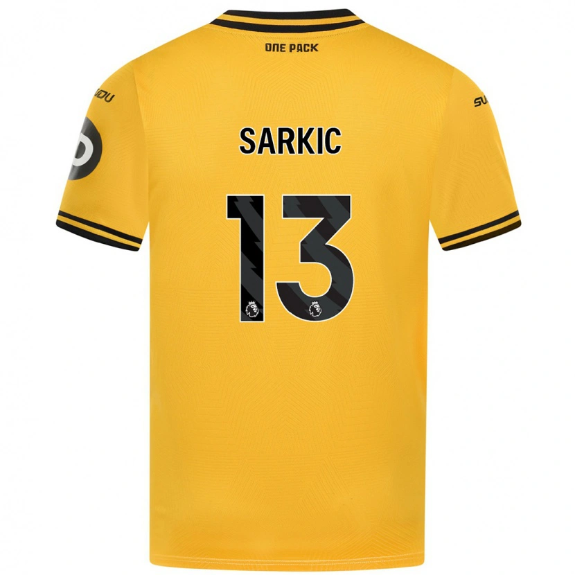 Danxen Herren Matija Sarkic #13 Gelb Heimtrikot Trikot 2024/25 T-Shirt