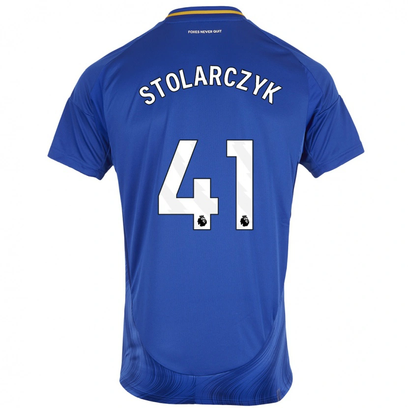 Danxen Herren Jakub Stolarczyk #41 Blau Weiß Heimtrikot Trikot 2024/25 T-Shirt