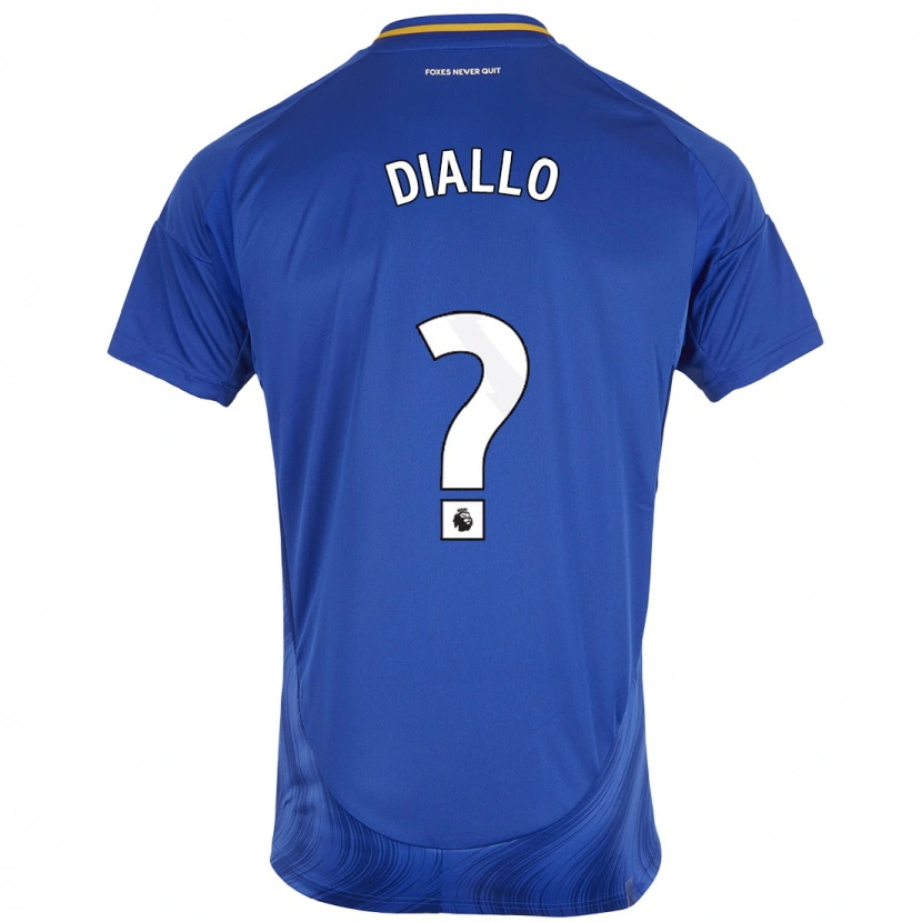 Danxen Herren Alpha Diallo #0 Blau Weiß Heimtrikot Trikot 2024/25 T-Shirt