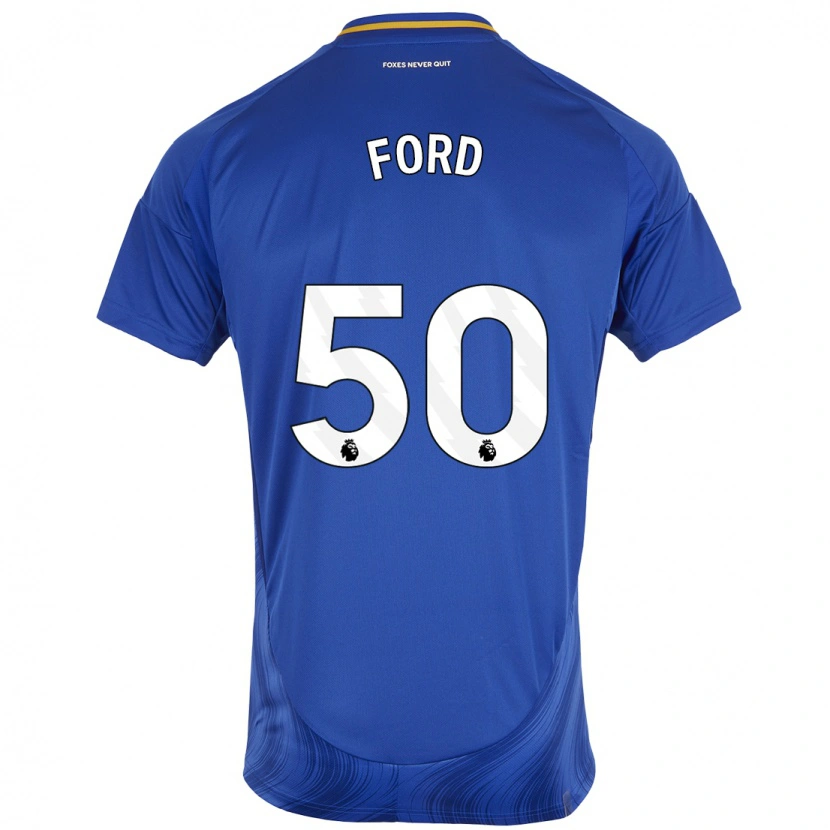 Danxen Herren Harvey Godsmark-Ford #50 Blau Weiß Heimtrikot Trikot 2024/25 T-Shirt