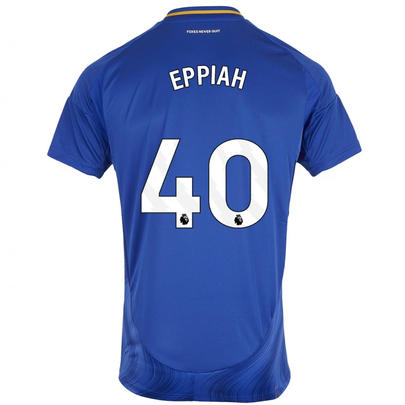 Danxen Herren Josh Eppiah #40 Blau Weiß Heimtrikot Trikot 2024/25 T-Shirt