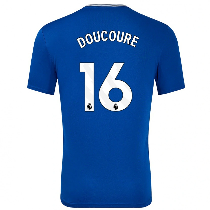 Danxen Herren Abdoulaye Doucouré #16 Blau Mit Heimtrikot Trikot 2024/25 T-Shirt