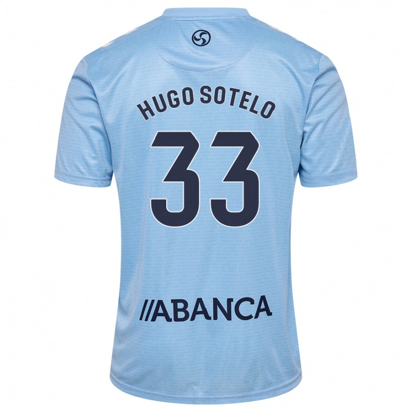 Danxen Herren Hugo Sotelo #33 Himmelblau Heimtrikot Trikot 2024/25 T-Shirt