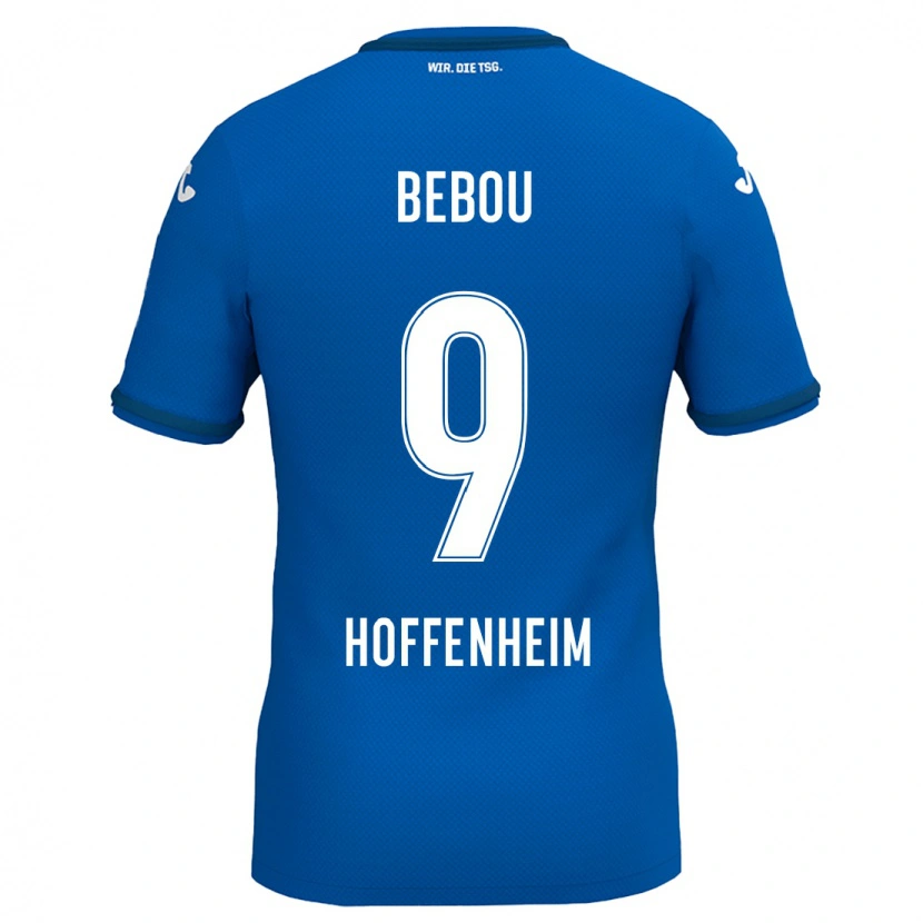 Danxen Herren Ihlas Bebou #9 Königsblau Heimtrikot Trikot 2024/25 T-Shirt