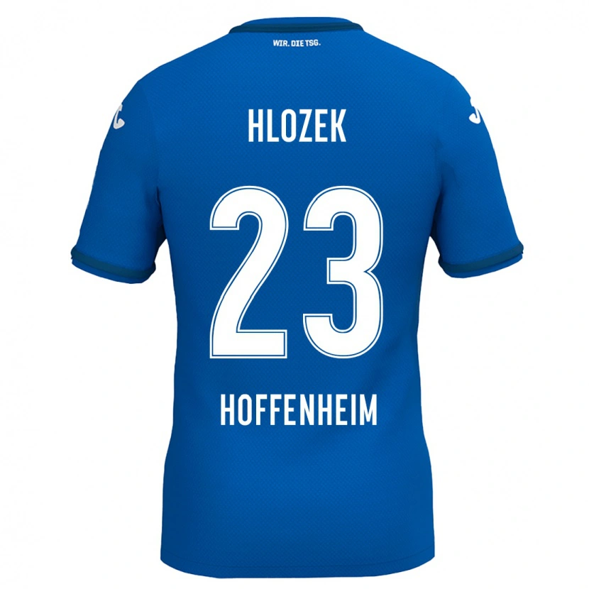 Danxen Herren Adam Hlozek #23 Königsblau Heimtrikot Trikot 2024/25 T-Shirt