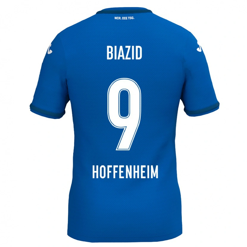 Danxen Herren Zain Biazid #9 Königsblau Heimtrikot Trikot 2024/25 T-Shirt