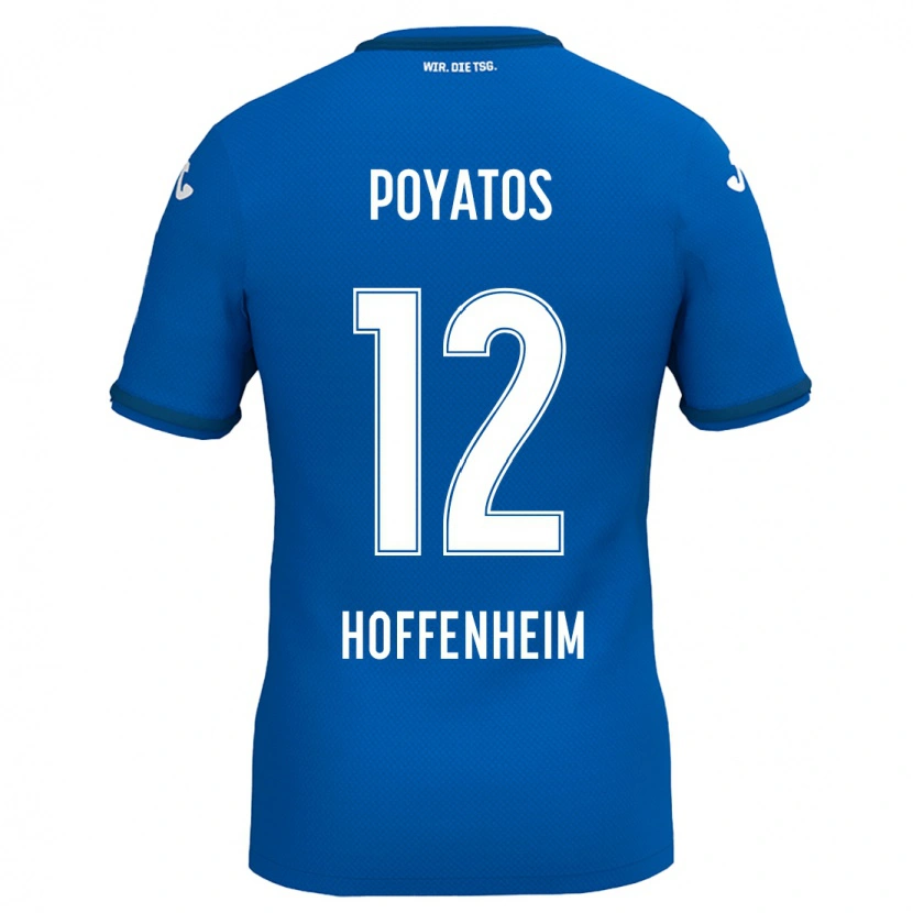 Danxen Herren Miguel Poyatos #12 Königsblau Heimtrikot Trikot 2024/25 T-Shirt