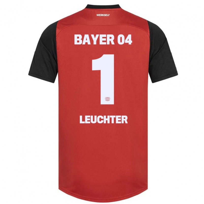 Danxen Herren Julian Leuchter #1 Rot Schwarz Heimtrikot Trikot 2024/25 T-Shirt