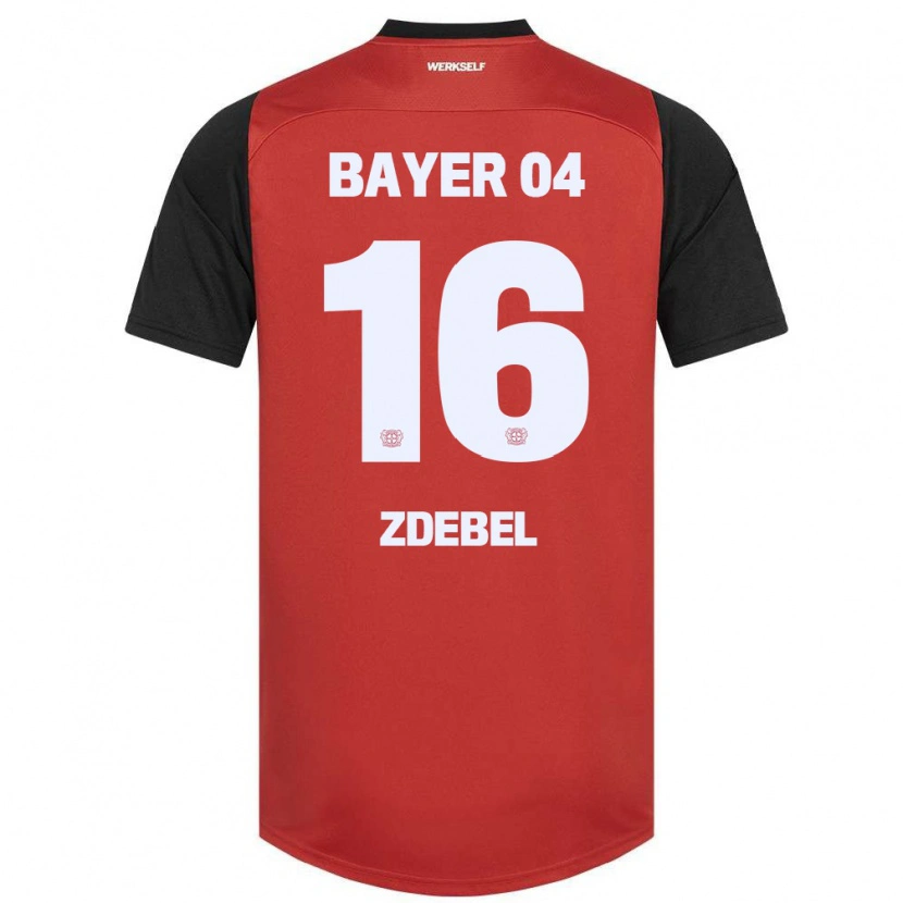 Danxen Herren Sofie Zdebel #16 Rot Schwarz Heimtrikot Trikot 2024/25 T-Shirt