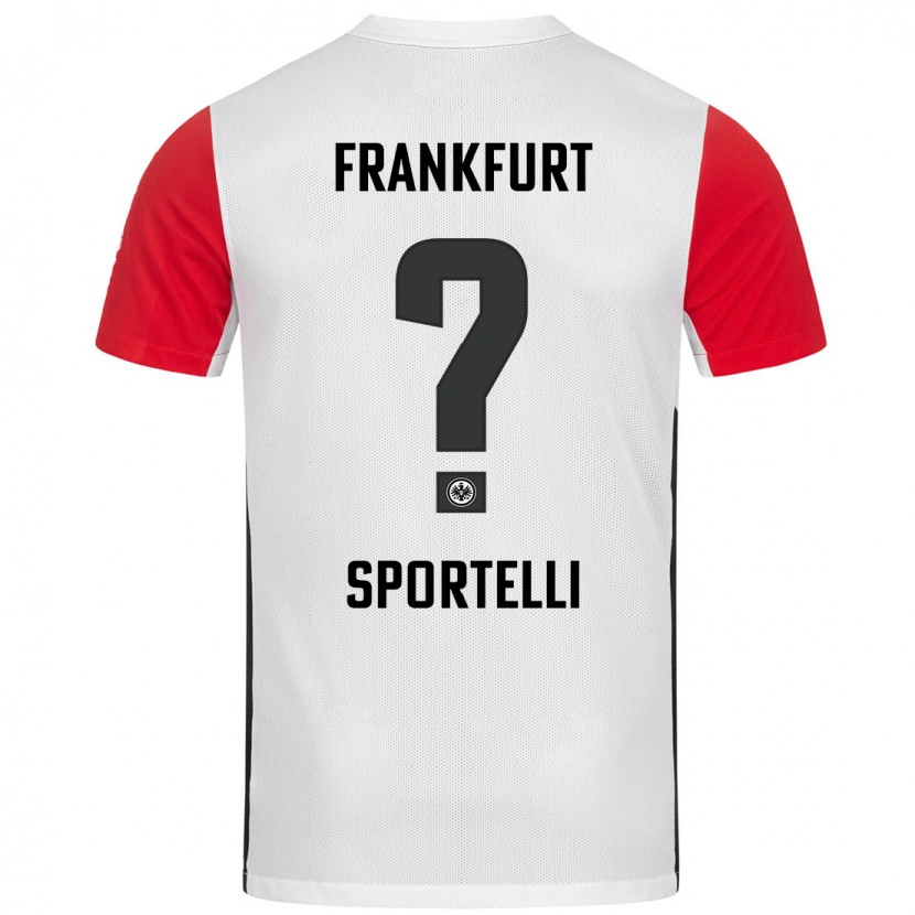 Danxen Herren Flavio Sportelli #0 Weiß Rot Heimtrikot Trikot 2024/25 T-Shirt