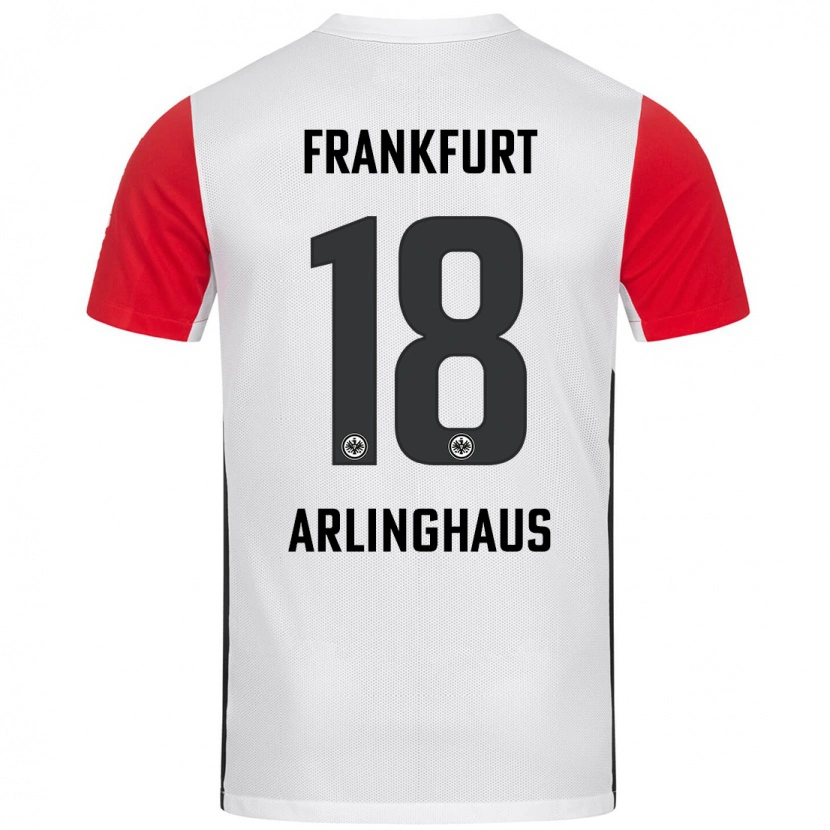 Danxen Herren Max Arlinghaus #18 Weiß Rot Heimtrikot Trikot 2024/25 T-Shirt