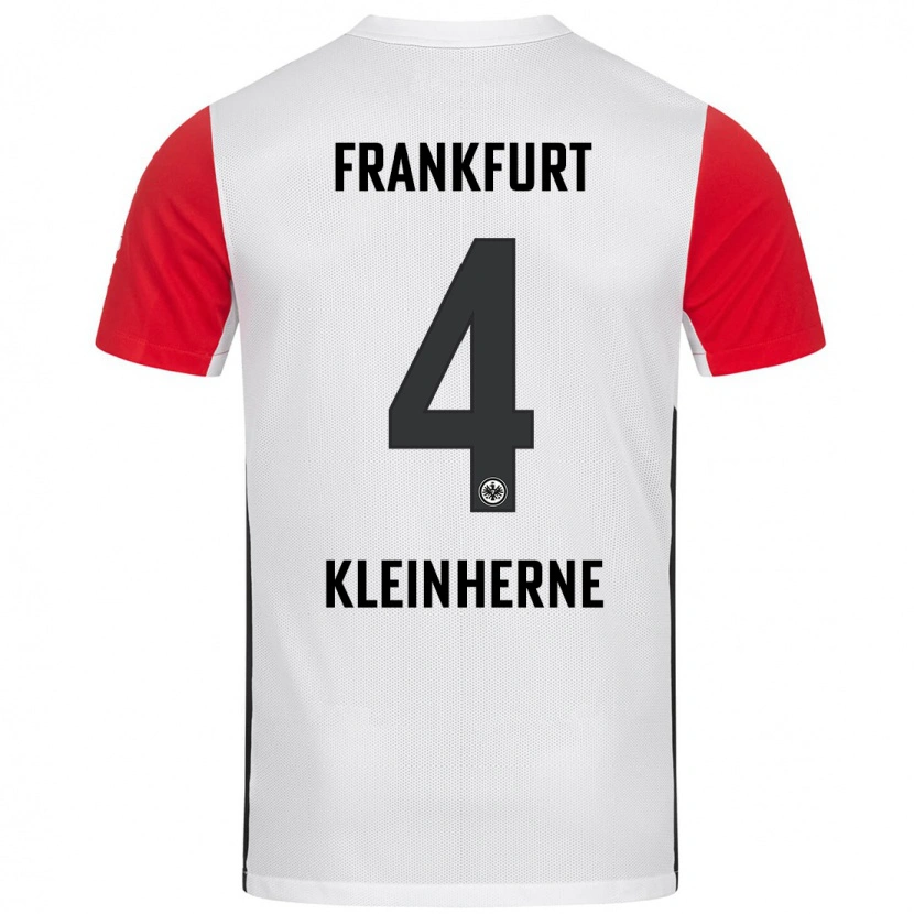 Danxen Herren Sophia Kleinherne #4 Weiß Rot Heimtrikot Trikot 2024/25 T-Shirt