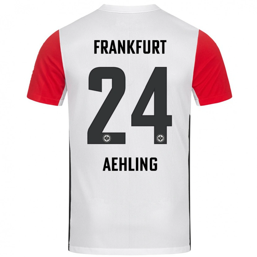 Danxen Herren Anna Aehling #24 Weiß Rot Heimtrikot Trikot 2024/25 T-Shirt