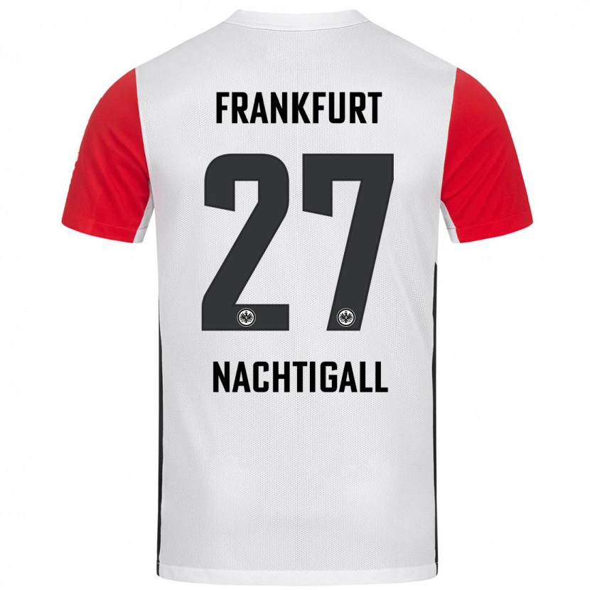 Danxen Herren Sophie Nachtigall #27 Weiß Rot Heimtrikot Trikot 2024/25 T-Shirt