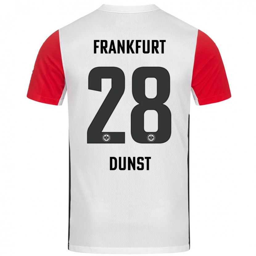 Danxen Herren Barbara Dunst #28 Weiß Rot Heimtrikot Trikot 2024/25 T-Shirt