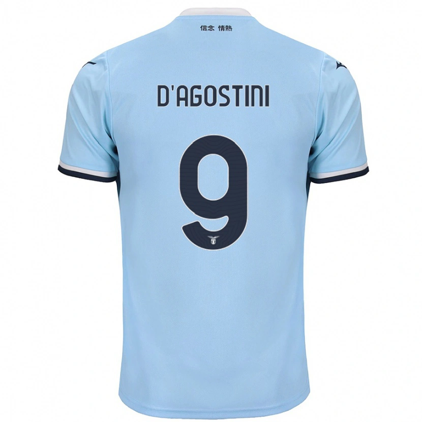 Danxen Herren Lorenzo D'agostini #9 Blau Heimtrikot Trikot 2024/25 T-Shirt