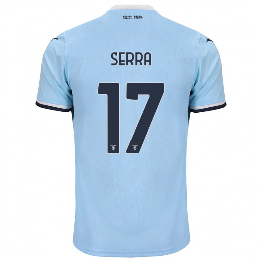 Danxen Herren Federico Serra #17 Blau Heimtrikot Trikot 2024/25 T-Shirt