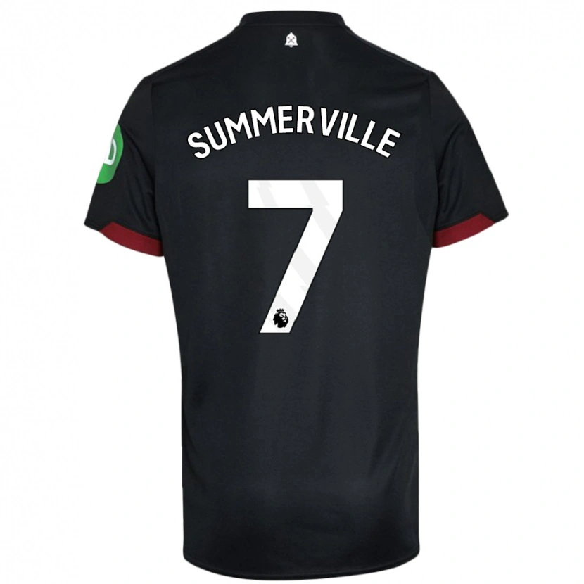 Danxen Herren Crysencio Summerville #7 Schwarz Weiß Auswärtstrikot Trikot 2024/25 T-Shirt