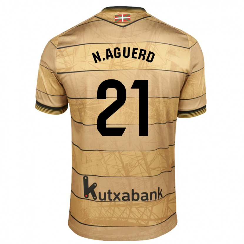 Danxen Herren Nayef Aguerd #21 Schwarz Weiß Auswärtstrikot Trikot 2024/25 T-Shirt