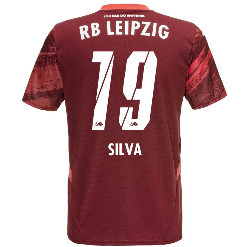 Danxen Herren André Silva #19 Burgunderrot Auswärtstrikot Trikot 2024/25 T-Shirt