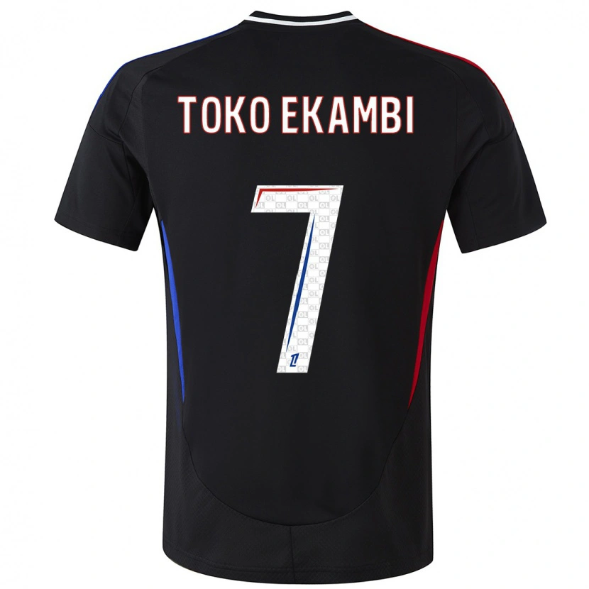 Danxen Herren Karl Toko Ekambi #7 Schwarz Auswärtstrikot Trikot 2024/25 T-Shirt