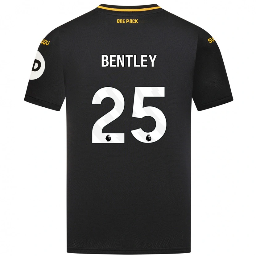 Danxen Herren Daniel Bentley #25 Schwarz Auswärtstrikot Trikot 2024/25 T-Shirt