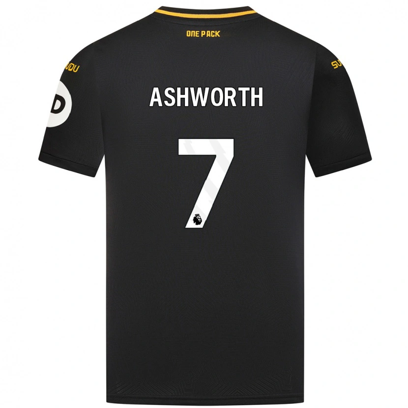 Danxen Herren Finn Ashworth #7 Schwarz Auswärtstrikot Trikot 2024/25 T-Shirt