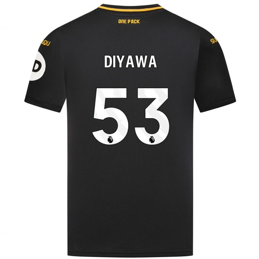 Danxen Herren Aaron Keto-Diyawa #53 Schwarz Auswärtstrikot Trikot 2024/25 T-Shirt