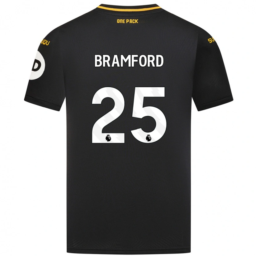 Danxen Herren Sophie Bramford #25 Schwarz Auswärtstrikot Trikot 2024/25 T-Shirt