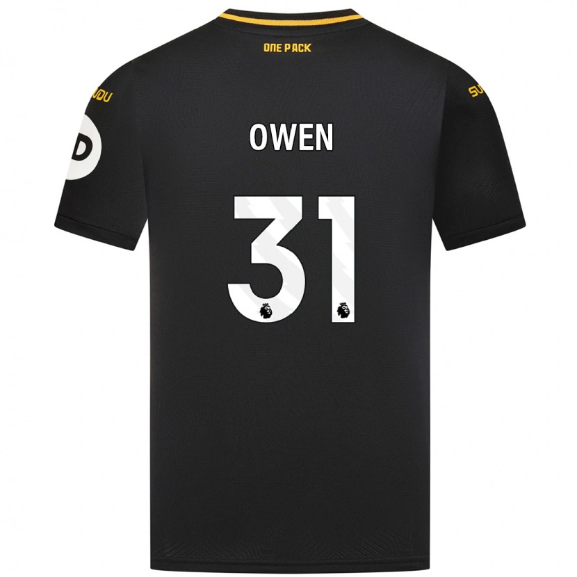 Danxen Herren Skye Owen #31 Schwarz Auswärtstrikot Trikot 2024/25 T-Shirt