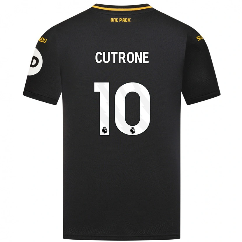 Danxen Herren Patrick Cutrone #10 Schwarz Auswärtstrikot Trikot 2024/25 T-Shirt