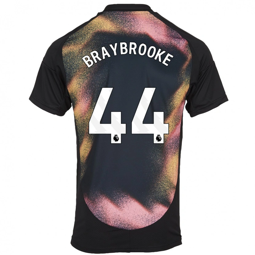 Danxen Herren Sammy Braybrooke #44 Schwarz Weiß Auswärtstrikot Trikot 2024/25 T-Shirt