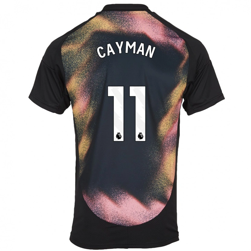 Danxen Herren Janice Cayman #11 Schwarz Weiß Auswärtstrikot Trikot 2024/25 T-Shirt