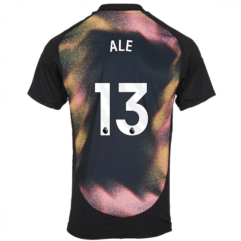 Danxen Herren Asmita Ale #13 Schwarz Weiß Auswärtstrikot Trikot 2024/25 T-Shirt